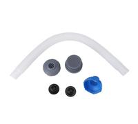 Ewxdghy Kits de connecteurs de buse d'eau de Piscine, Tuyau d'écumoire de Piscine et Adaptateur B, Accessoires de Piscine Hors Sol avec Grille de crépine de Sortie et Bouchon de Trou de