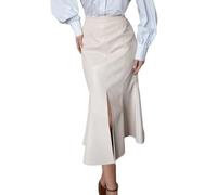 EWYRJYH Jupe Sirène Midi Taille Haute Femme,Jupe Crayon Longue