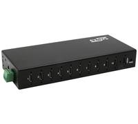 EX-12277HMS HUB métallique USB 3.2 Gen 2 à 10 Ports, avec 10 connecteurs C