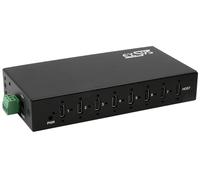 EX-12277HMS HUB métallique USB 3.2 Gen 2 à 7 Ports, avec 7 connecteurs C