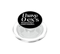 Ex Copain I Have 0 EXS Rupture Divorce Célibataire PopSockets PopGrip pour MagSafe