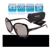 EX3D Femmes 3D Lunettes Passif Rétro Polarisés pour HD 3D-TV Beamer Kino Reald