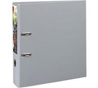 EXA ORDNER PVC MET. RAND D80 A4 DONKERGRIJS G