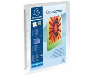 Exaclair Classeur Panorama Ft A4, 4 Anneaux De 15 Mm, Dos De 2 Cm, Transparent 12 Unité(S)