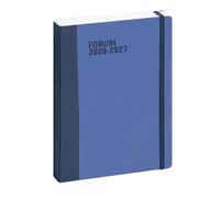 EXACOMPTA - 1 Agenda Journalier Forum AGE BAG - Format 12 x 17 cm - Août 2026 à Juillet 2027 - Couverture Bleu