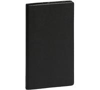 Exacompta - 1 Agenda Semainier de Poche - Espace 17 - Janvier 2027 à Décembre 2027 - Format : 9 x 17,5 cm - Une Semaine sur 2 Pages - Couvertures Noire
