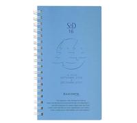 Exacompta - 1 Agenda Semainier SAD 16W Linicolor - Dimension : 9 x 16 cm - Septembre 2026 à Décembre 2027 - Visuels Aléatoires