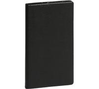 EXACOMPTA - 1 Agenda Semainier Temporel 16 BARBARA - Janvier 2026 à Décembre 2026 - Format 8,5 x 16 cm - Visuel Noir