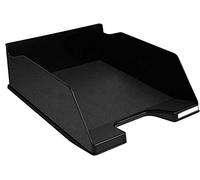 Exacompta Corbeille à courrier COMBO MAXI Réf. 11514D Noir A+ 34,7x25,5x10,3 cm 750 feuilles