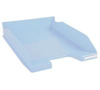 Exacompta - Réf. 113209D - 1 corbeille à courrier Combo Midi Bee Blue - dimensions utiles 34 x 25 x 6,5 cm - pour format A4+ - peut contenir 500 feuilles - couleur bleu clair