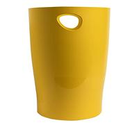 Exacompta Corbeille à papier ECOBIN BeeBlue avec poignées 15 L – 26,3×26,3×33,5 cm – safran