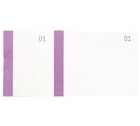 Exacompta 10 Blocs Vendeurs 2 Coupons Violet 6,6 x 13,5 cm