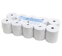 Exacompta 10 Bobines de Caisse 80mmx72mm 1 Pli 48g/m² Métrage 76 m