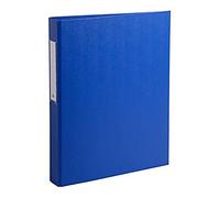 Exacompta - réf. 54382E - Carton de 10 classeurs rembordés PP - 2 anneaux ronds diamètre 25 mm - Dos 40 mm - Dimensions extérieures : 32 x 25,5 cm - Format à classer A4 - Coloris : bleu