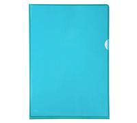 Exacompta 10 Pochettes Coins A4 PVC Lisse 13/100ème Vert