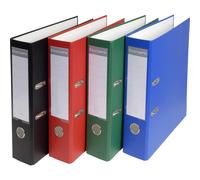 Exacompta - 10 X Classeur À Levier Polypropylène Dos De 75mm - Couleurs Assorties