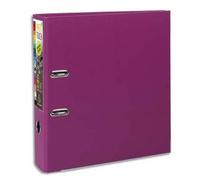Exacompta - 10 X Classeur À Levier Prem'touch Intérieur Et Extérieur En Polypropylène - Dos 80mm - A4 Maxi - Fuchsia