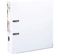 Exacompta - 10 X Classeur ? Levier Prem'touch Int?Rieur Et Ext?Rieur En Polypropyl?Ne - Dos 80mm - A4 Maxi. - Blanc