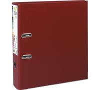 Exacompta - 10 X Classeur ? Levier Prem'touch Int?Rieur Et Ext?Rieur En Polypropyl?Ne - Dos 80mm - A4 Maxi - Bordeaux