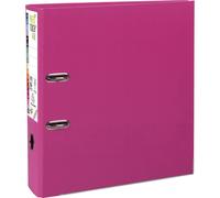 Exacompta - 10 X Classeur ? Levier Prem'touch Int?Rieur Et Ext?Rieur En Polypropyl?Ne - Dos 80mm - A4 Maxi - Framboise