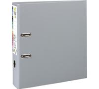 Exacompta - Réf. 53354E - Carton de 10 classeurs à levier A4 MAXI Prem'Touch - Dos 80 mm - Mécanique 80 mm - Dimensions extérieures : 32 x 30 x 8 cm - Format à classer A4 Maxi - Coloris : Gris foncé