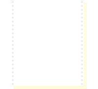 Exacompta - Feuilles de listing autocopiantes 240 x 279 mm 2 plis blanc/jaune 1000