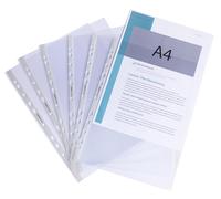 Exacompta 1000 Pochettes Perforées en PP Lisse 12/100ème Cristal