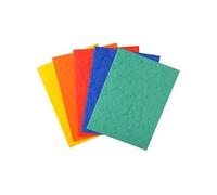 Exacompta 11505H Lot de 50 Chemises à dos rainé 24 x 32 cm pour A4 Bleu