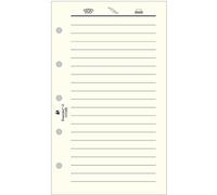 Exacompta 11516E Recharge Adresses Téléphones pour Organiseur Exatime 11 32 Feuillets Ivoire