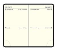 Exacompta - 11820E - Recharge agenda de poche Mini 11 - 2 Jours/page - 7,5 x 11,5 cm - Janvier à décembre 2025