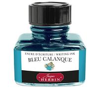 EXACOMPTA 13014T - Un flacon d'encre 30 ml pour stylo-plumes et stylos roller, Bleu calanque