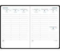 Exacompta - 130842E - Recharge semainier SAS 13 - 9 x 13 cm - Août 2025 à août 2026
