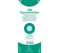 EXACOMPTA 13315B EXACOMPTA Trennstreifen Premium, 105 x 240 mm, blau