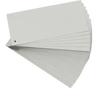 EXACOMPTA 13385B EXACOMPTA Trennstreifen Premium, 105 x 240 mm, grau