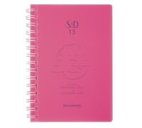 Exacompta Agenda semainier de poche 13447E SAD 13S Linicolor 9 x 13 cm 16 mois Coloris assortis