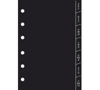 Exacompta 14223 Recharge Index Alphabétique A-Z Pour Organiseur Exatime 14 7 ...