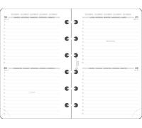 Exacompta - 14242E - Recharge Exatime 14 - Journalier 2 jours/page - Janvier à décembre 2025