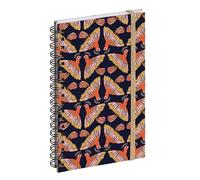 Exacompta 1604535E - Agenda de poche SAS 16S Color Design 9 x 16 cm Semainier Septembre 2025 à Août 2026. - Visuel Oiseaux
