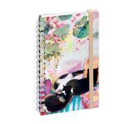 Exacompta 1605037E - Agenda de poche Lady 16S spiralé Sophie Adde 9 x 16 cm Semainier janvier à décembre 2026