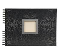 Exacompta 16137E Album Photos à Spirales 50 Pages Noir Cachemire 32 x 22 cm