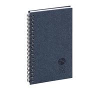 Exacompta - 162222E - Agenda semainier de poche Eurotime 16S spiralé Forever recyclé - 9 x 16 cm - Janvier à décembre 2026 - Coloris bleu