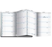 Exacompta - 162622E - Recharge Agenda de poche Exaplan 16 accordéon - 9 x 16 cm - Planning mensuel Janvier à décembre 2025