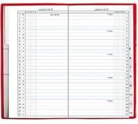 Exacompta - 162922E - Recharge Agenda planning mensuel de poche Exaplan 16 - 9 x 16 cm - Janvier à décembre 2026