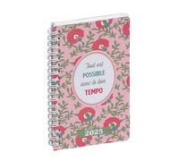 Exacompta - 163435E - Agenda semainier de poche Lady 16S spiralé Dodo & Cath - 9 x 16 cm - Janvier à décembre 2025 - Visuel Possible