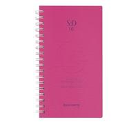 Exacompta - 164475E - Agenda semainier de poche SAD 16S Linicolor - 9 x 16 cm - Septembre 2025 à décembre 2026 - 16 mois - Coloris rose