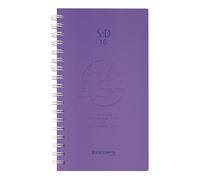 Exacompta - 164477E - Agenda semainier de poche SAD 16S Linicolor - 9 x 16 cm - Septembre 2024 à décembre 2025 - 16 mois - Coloris violet