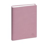 Exacompta - 176418E - Agenda journalier de bureau EasyDay Journal 17 Ondine - 12 x 17 cm - Janvier à décembre 2026 - Coloris rose