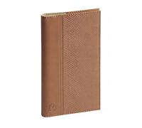 Exacompta - 177646E - Agenda semainier de poche Espace 17S spiralé Duo Kaa - 9 x 17,5 cm - Janvier à décembre 2026 - Coloris camel