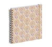 Exacompta - Réf. 1804530E - 1 Agenda de bureau SAS 18S Lady Color Design 15 x 17 cm Semainier Septembre 2025 à Août 2026. - Visuel Tournesols