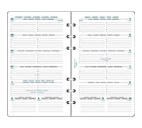 Exacompta - 18212E - 1 Recharge Pour Organiseur Exatime 17-1 Semaine Sur 2 Pages - Dimension 17 x 10 cm - Janvier 2026 à Décembre 2026